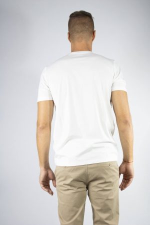 Remera blanca lisa tela premium