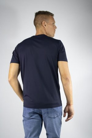 Remera azul marino tela premium