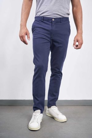 Pantalón chino marino clásico