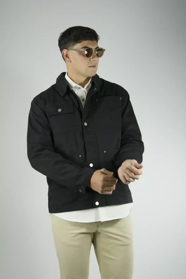 Campera Negra de Hombre
