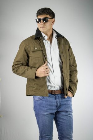 Campera Verde Oliva de Hombre