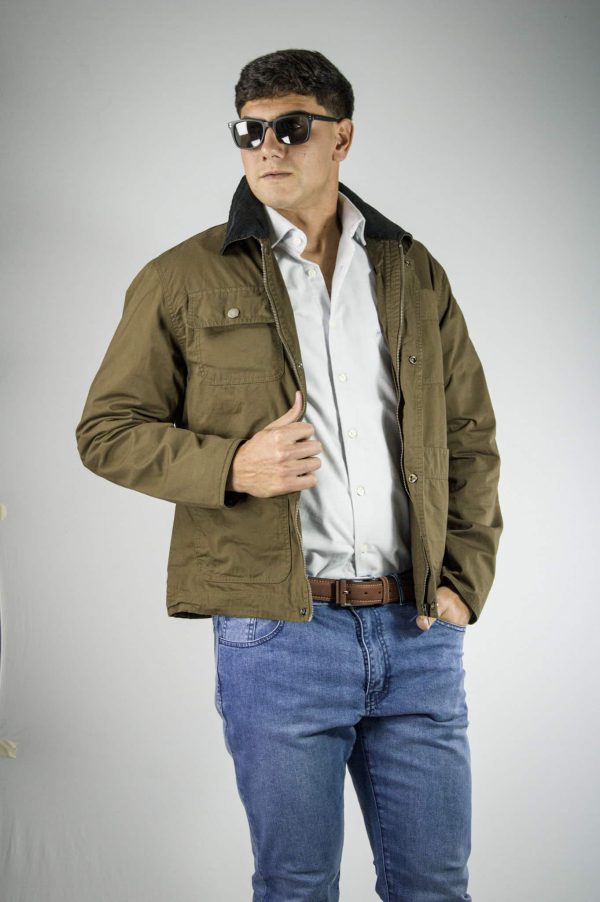 Campera Verde Oliva de Hombre
