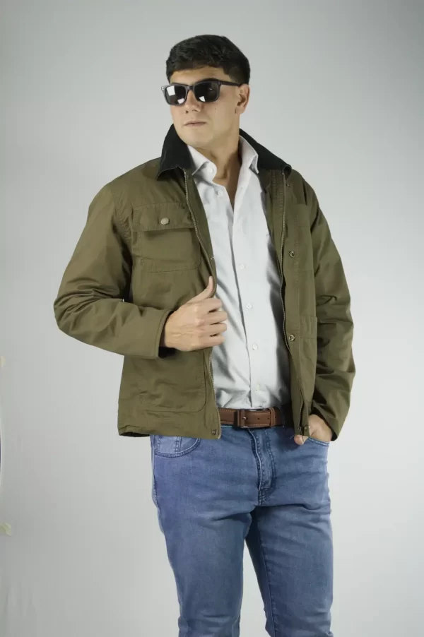 Campera Verde Oliva de Hombre