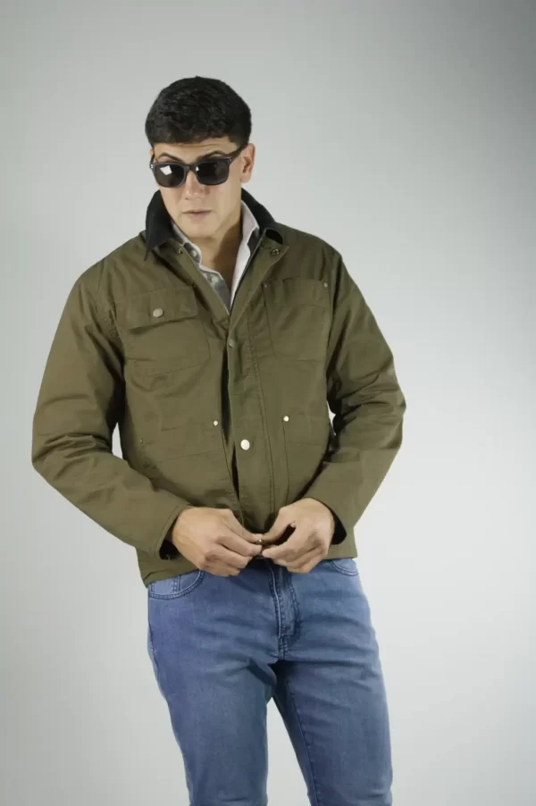 Campera Verde Oliva de Hombre